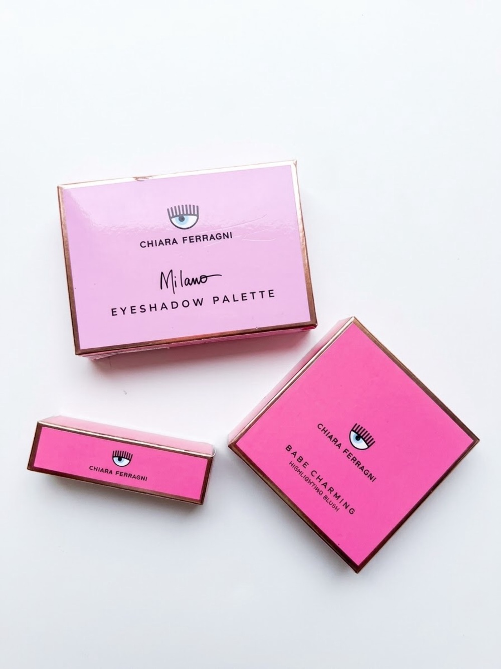 Chiara Ferragni Makeup Trio: Eyeshadow, Blush & Lip Balm